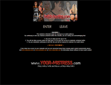 Tablet Screenshot of fetish-hosting.com